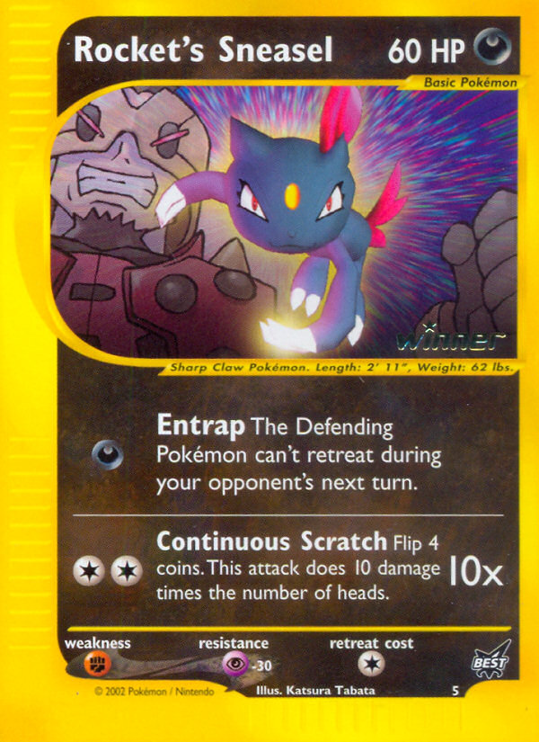 Rocket's Sneasel Winner 5