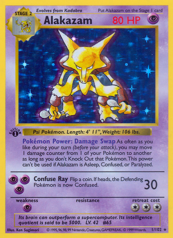 Alakazam 1st ed. 1/102