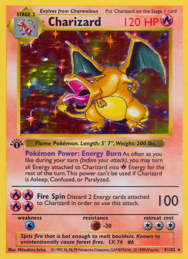Charizard 1st ed. 4/102