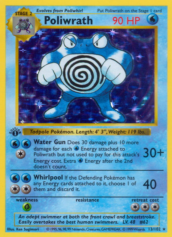 Poliwrath 1st ed. 13/102