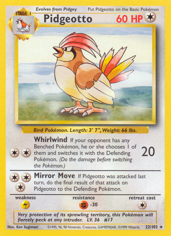 Pidgeotto 22/102