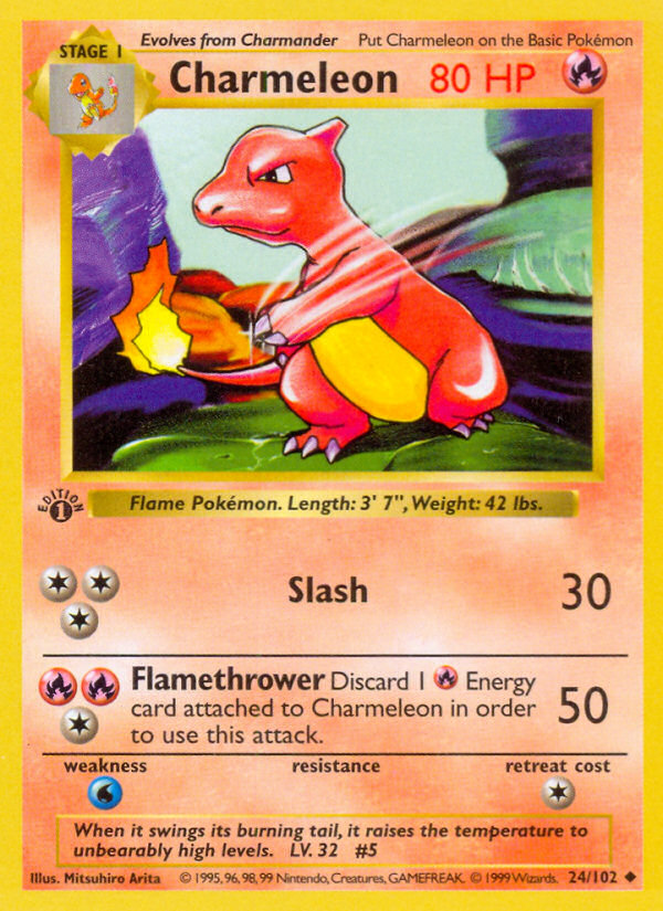 Charmeleon 1st ed. 24/102