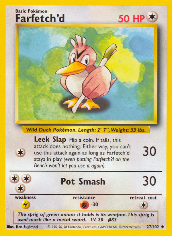 Farfetch'd 27/102