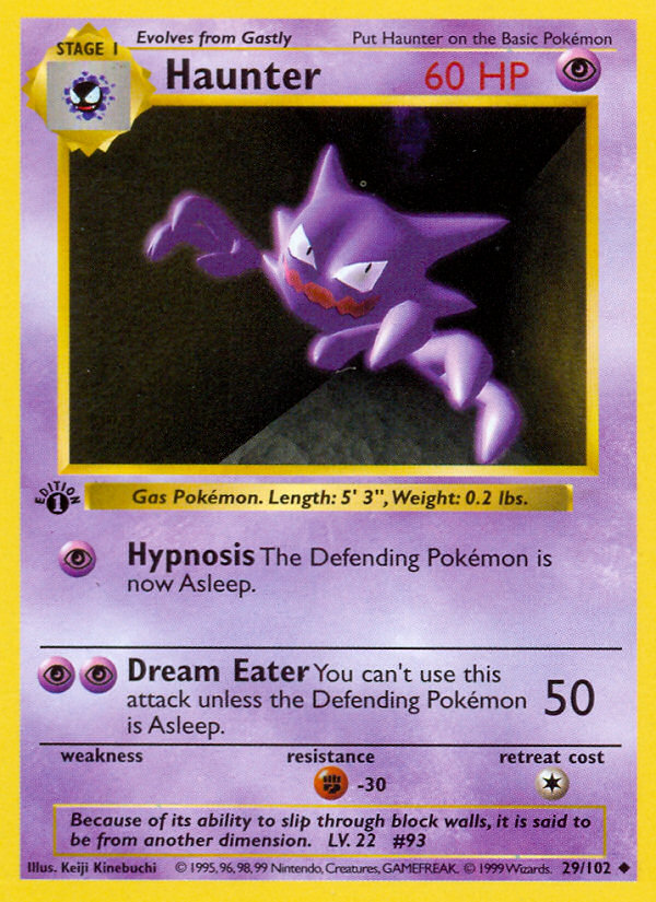 Haunter 1st ed. 29/102