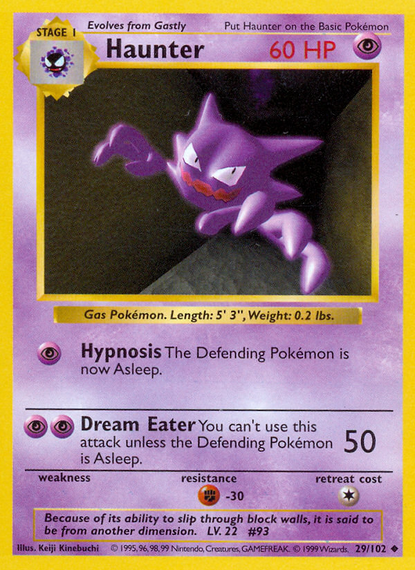Haunter Shadowless 29/102