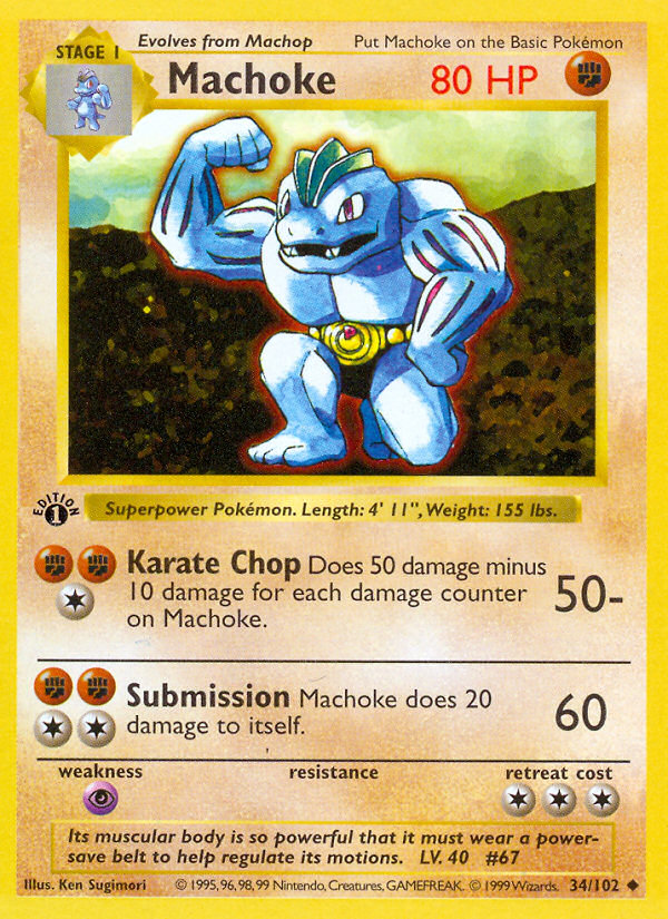 Machoke 1st ed. 34/102