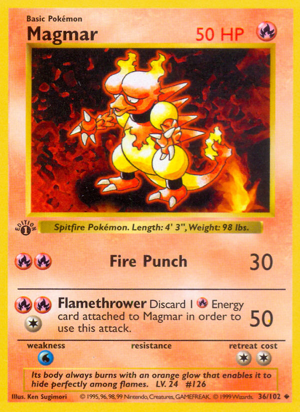Magmar 1st ed. 36/102