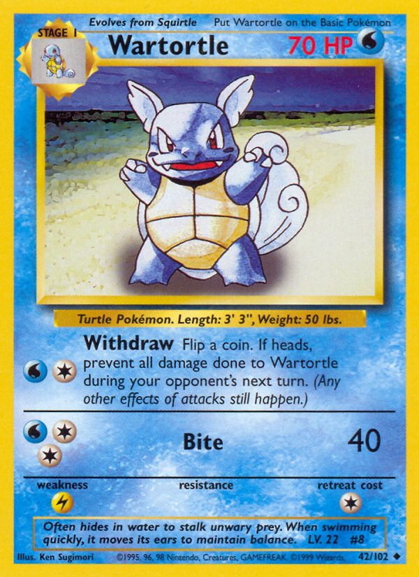 Wartortle 42/102