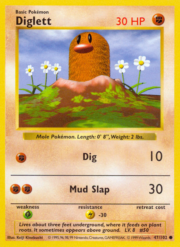 Diglett Shadowless 47/102