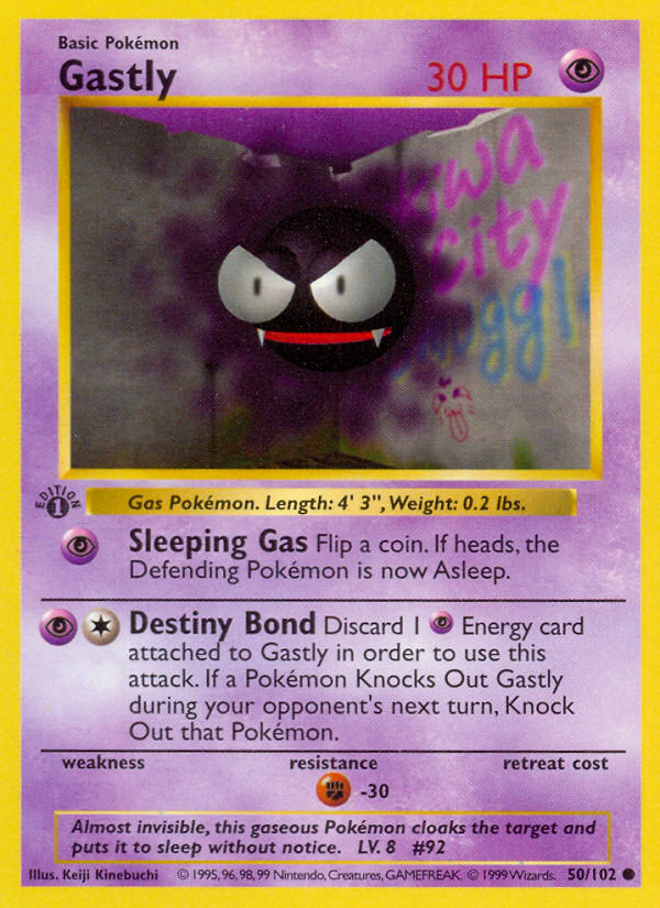 Gastly 1st ed. 50/102