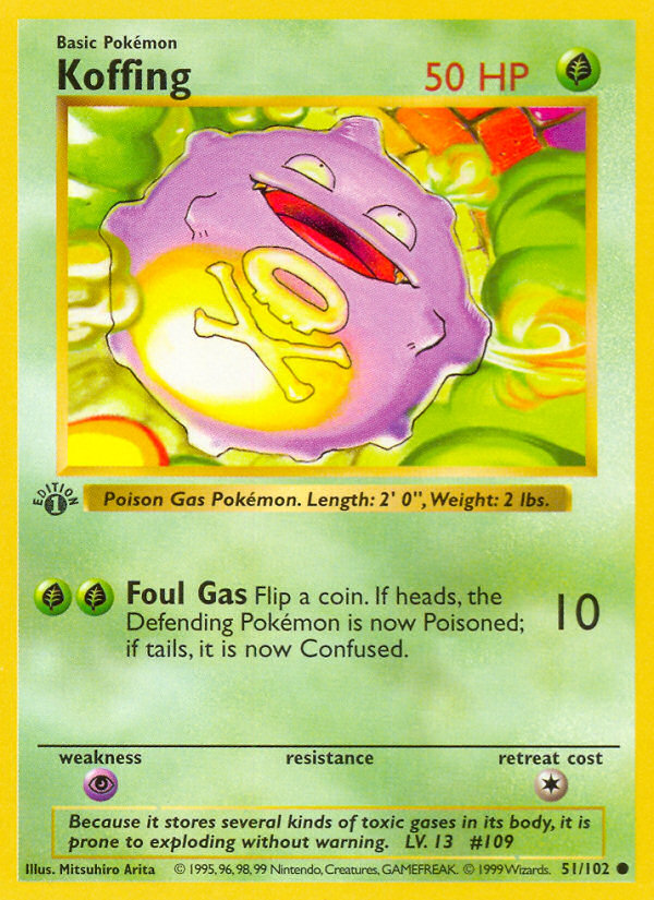 Koffing 1st ed. 51/102