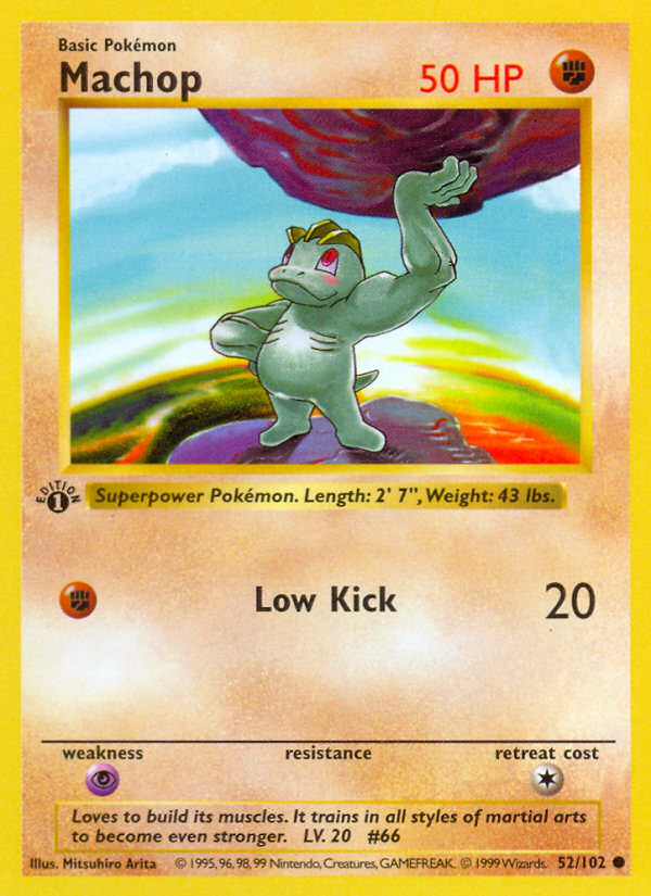 Machop 1st ed. 52/102