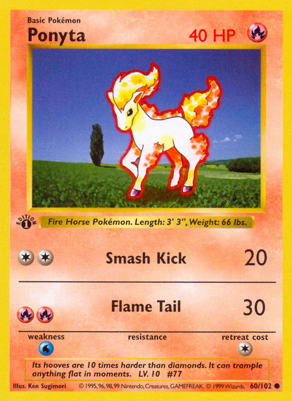 Ponyta 1st ed. 60/102