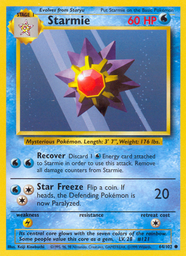 Starmie 64/102