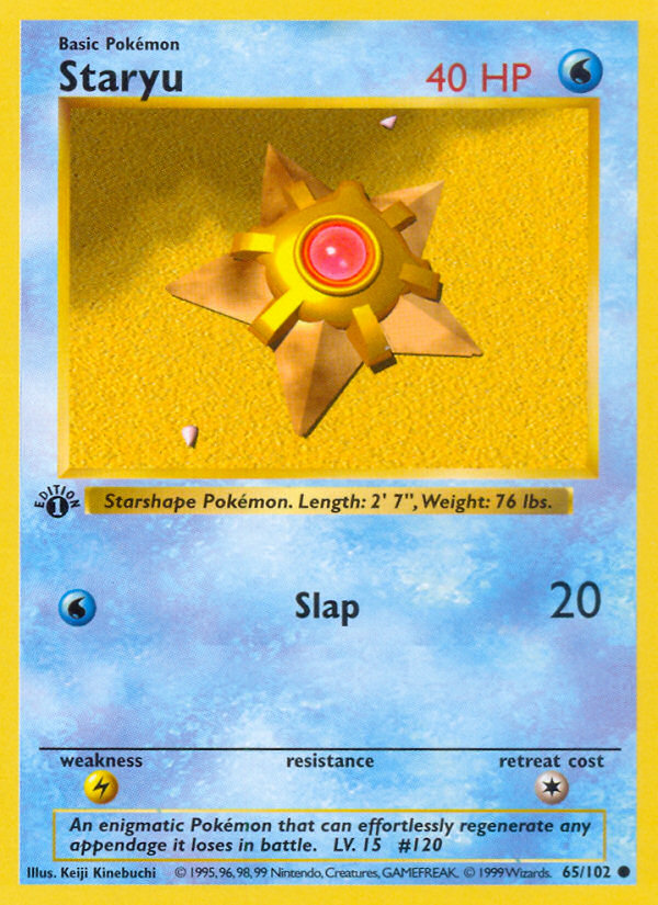 Staryu 1st ed. 65/102
