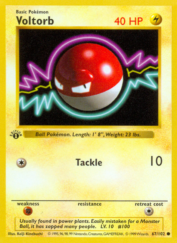 Voltorb 1st ed. 67/102