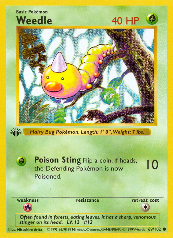 Weedle 1st ed. 69/102