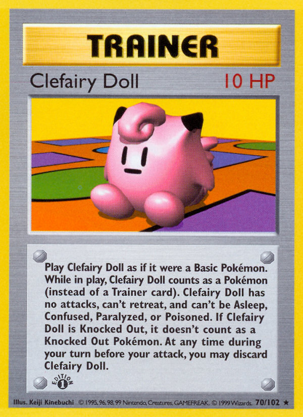 Clefairy Doll 1st ed. 70/102