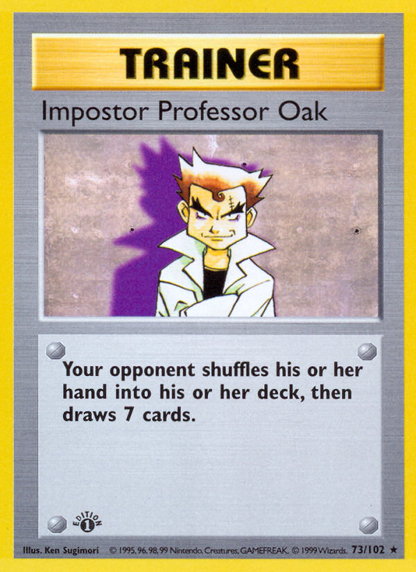 Imposter Professor Oak 1st ed. 73/102