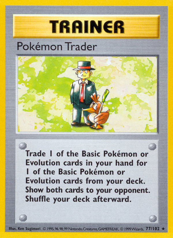 Pokémon Trader Shadowless 77/102
