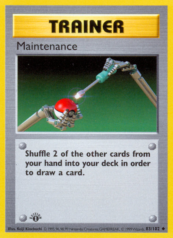 Maintenance 1st ed. 83/102