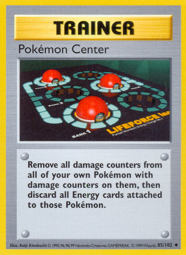 Pokémon Center Shadowless 85/102