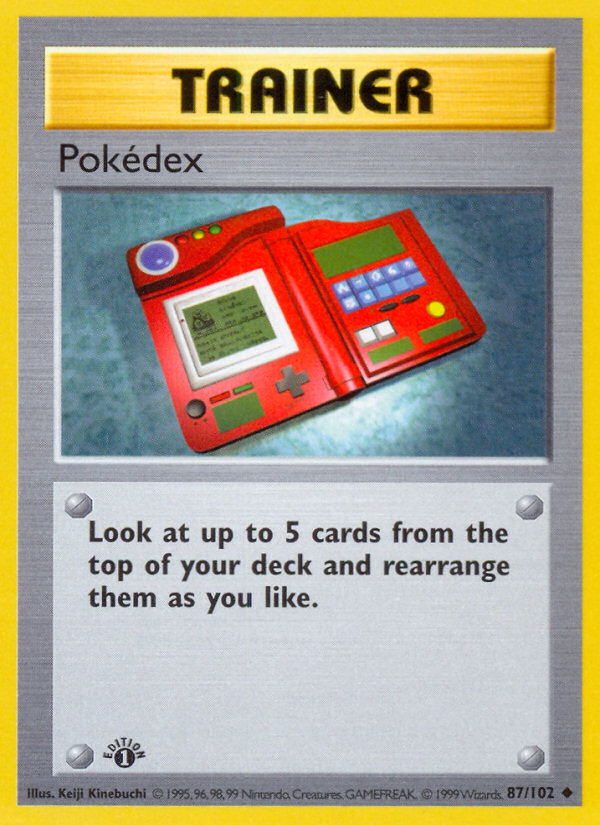 Pokédex 1st ed. 87/102