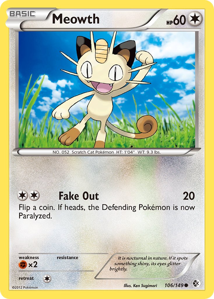 Meowth 106/149