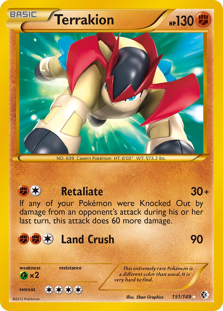 Terrakion 151/149