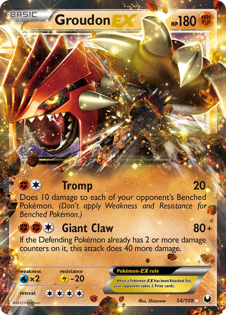 GroudonEX 54/108