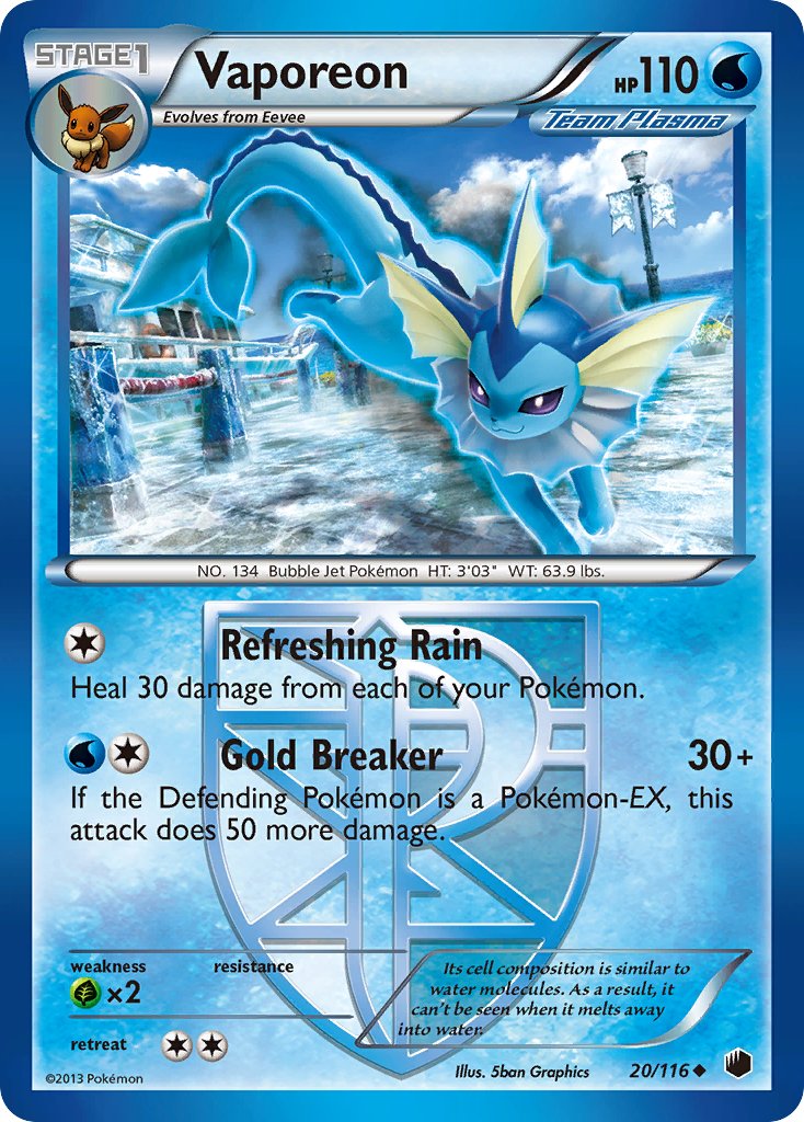 Vaporeon 20/116