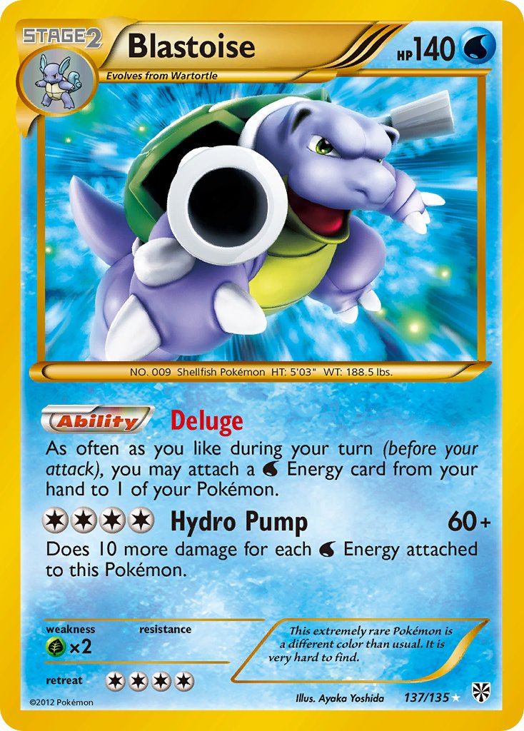 Blastoise 137/135