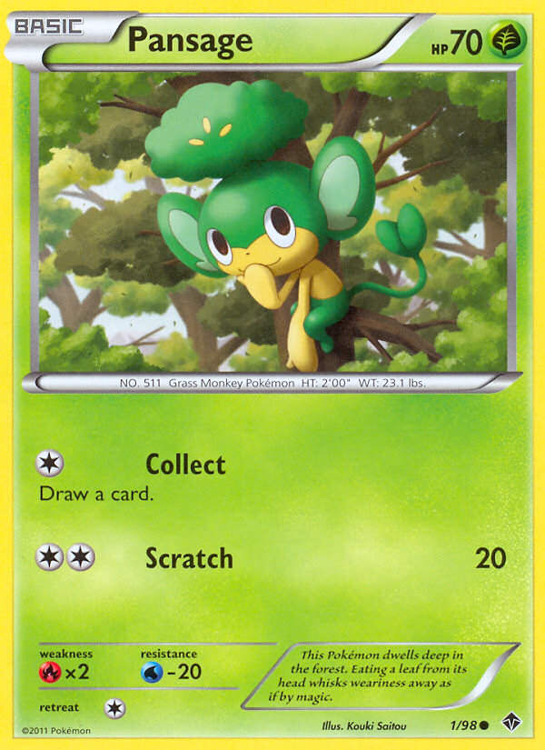 Pansage 1/98