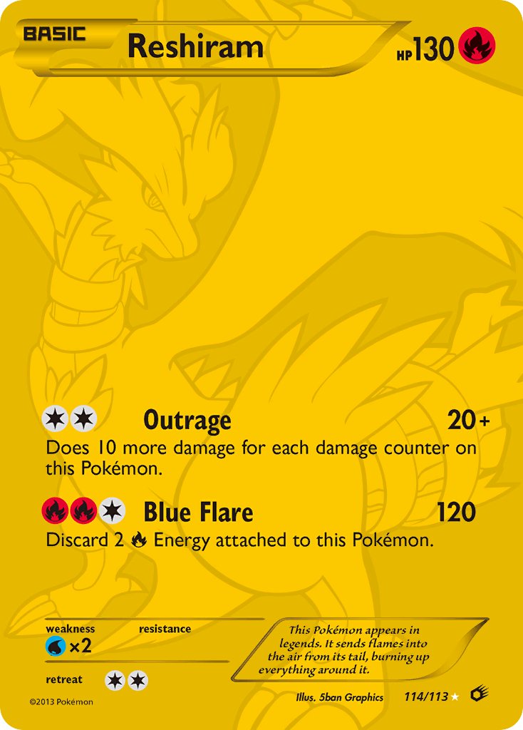 Reshiram 114/113