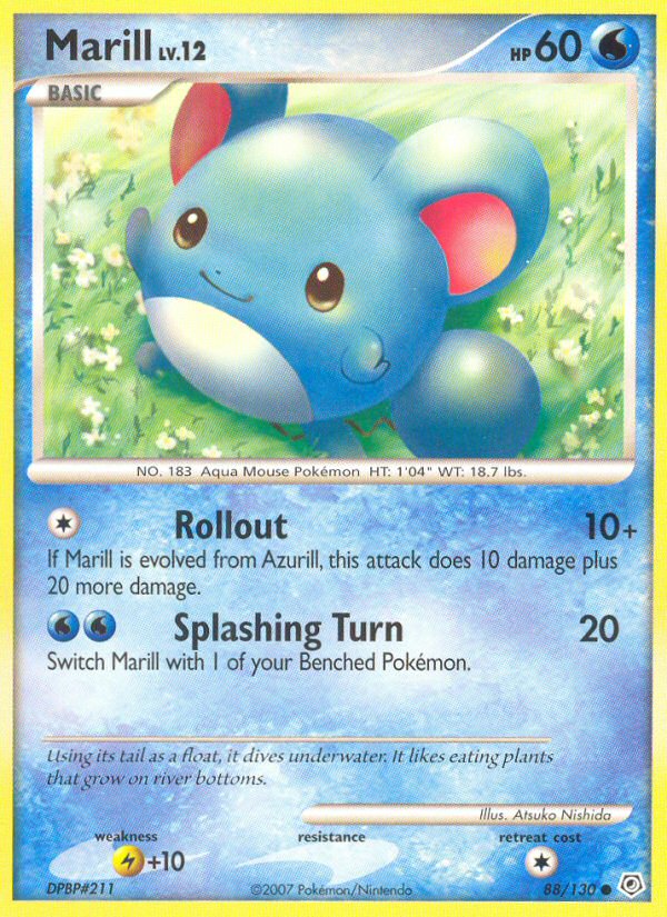 Marill 88/130 Reverse holo