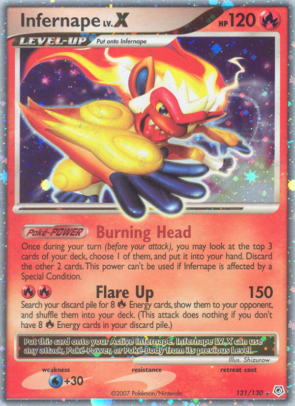 Infernape LV.X 121/130