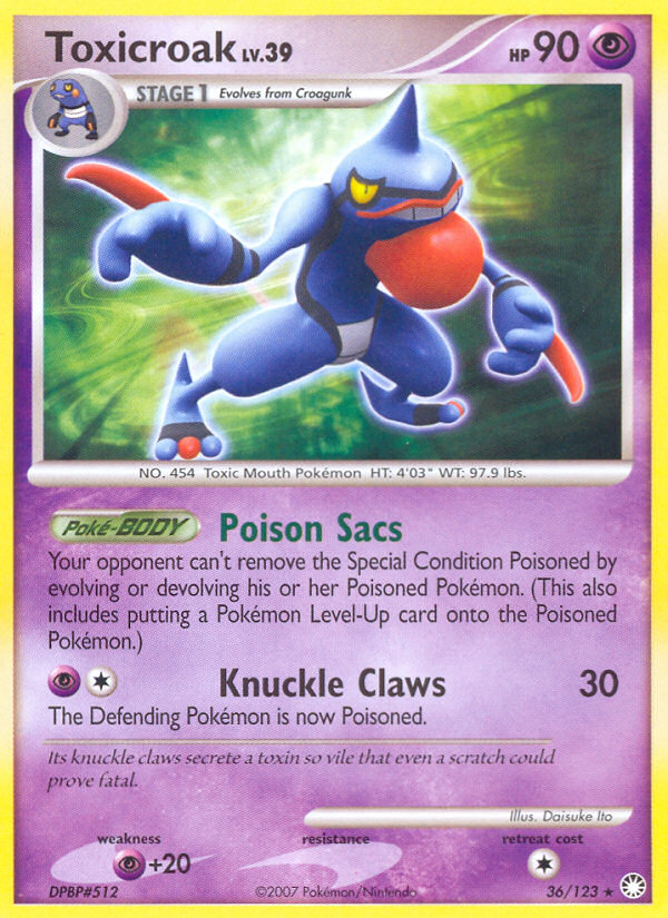 Toxicroak 36/123