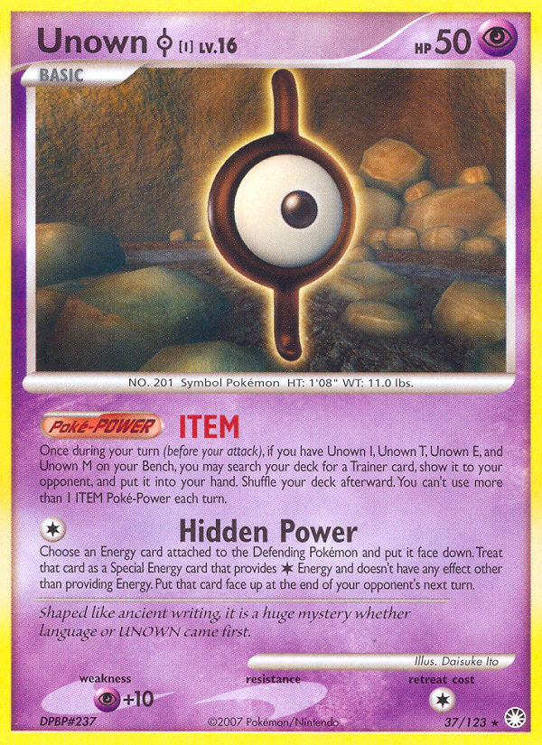 Unown I 37/123