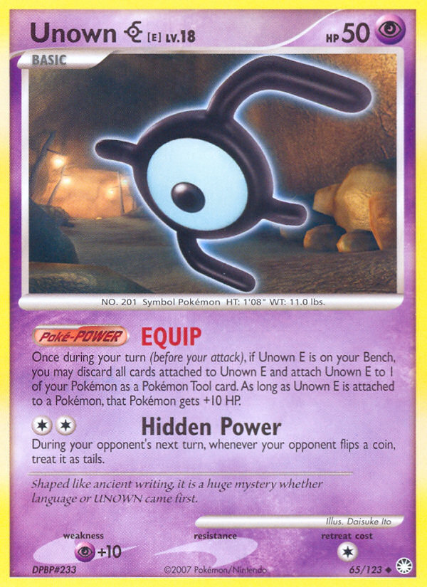 Unown E 65/123