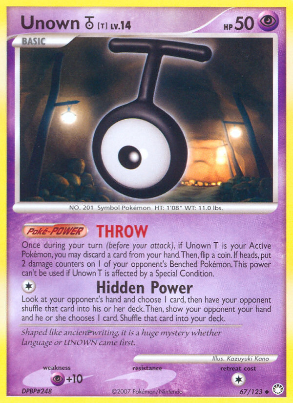 Unown T 67/123
