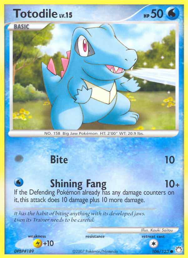 Totodile 106/123