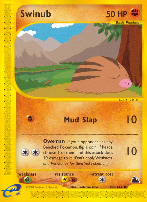 Swinub 108/144 Reverse holo