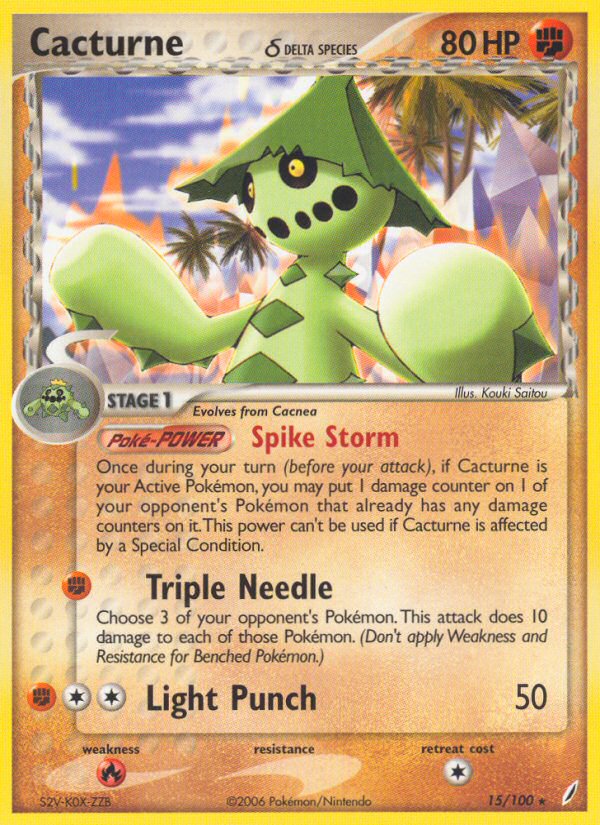 Cacturne Delta species 15/100