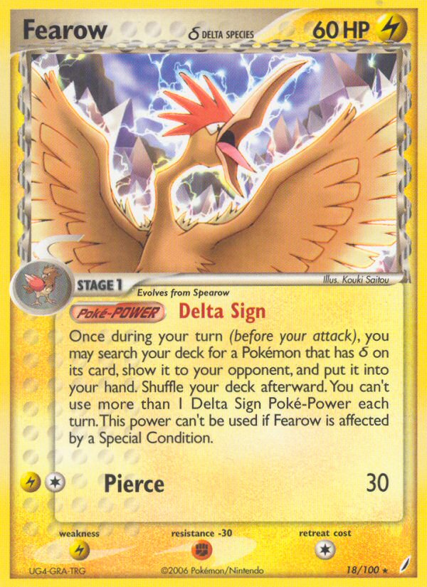 Fearow Delta species 18/100