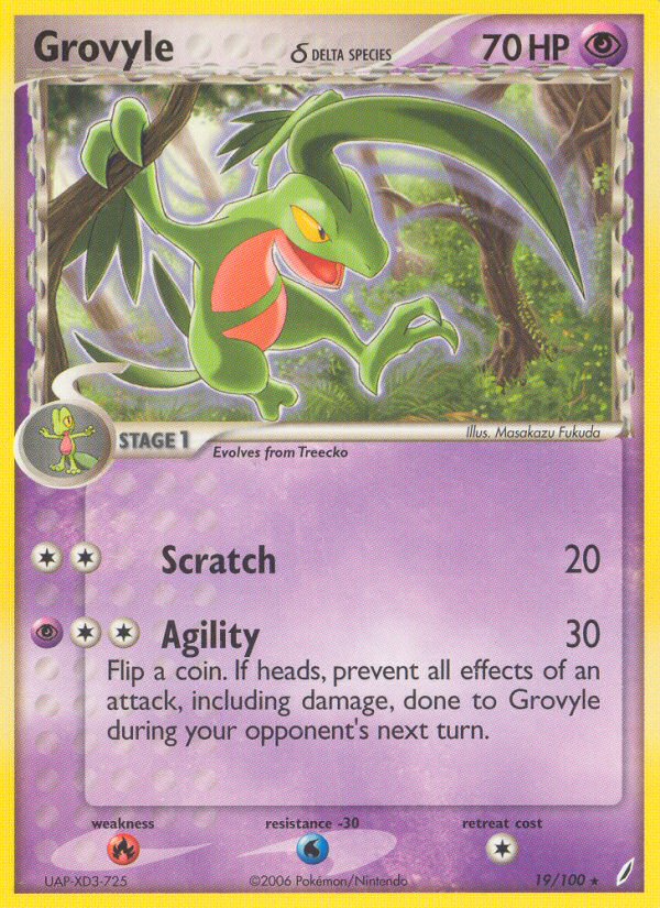 Grovyle Delta species 19/100