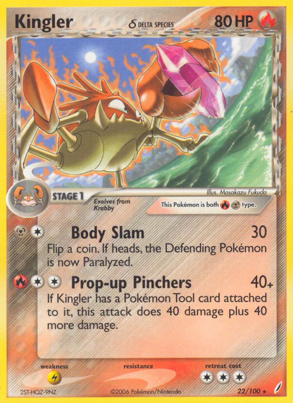 Kingler Delta species 22/100