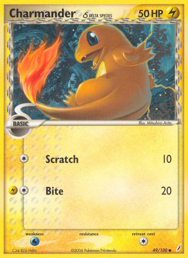 Charmander Delta species 49/100