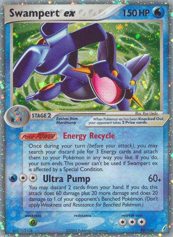 Swampert ex 98/100