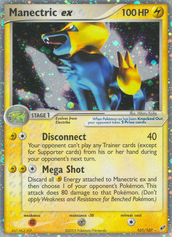 Manectric ex 101/107
