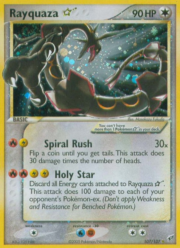 Rayquaza Star 107/107